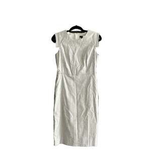 J.Crew Resume Sheath Stretch Linen Dress 4